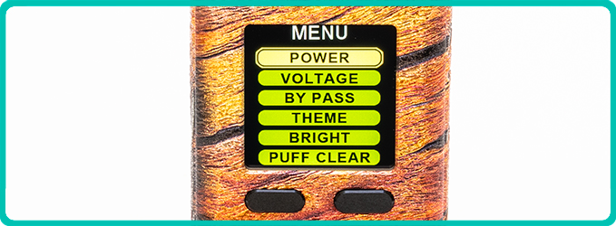 Modes de la Box Rayden 220 Volcano Pahoehoe Rare Edition BD Vape